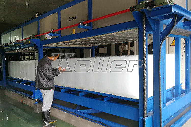 浙江大型直冷块冰机 日产量60吨冰块